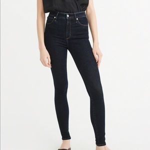 A&F High Rise Super Skinny Jeans
